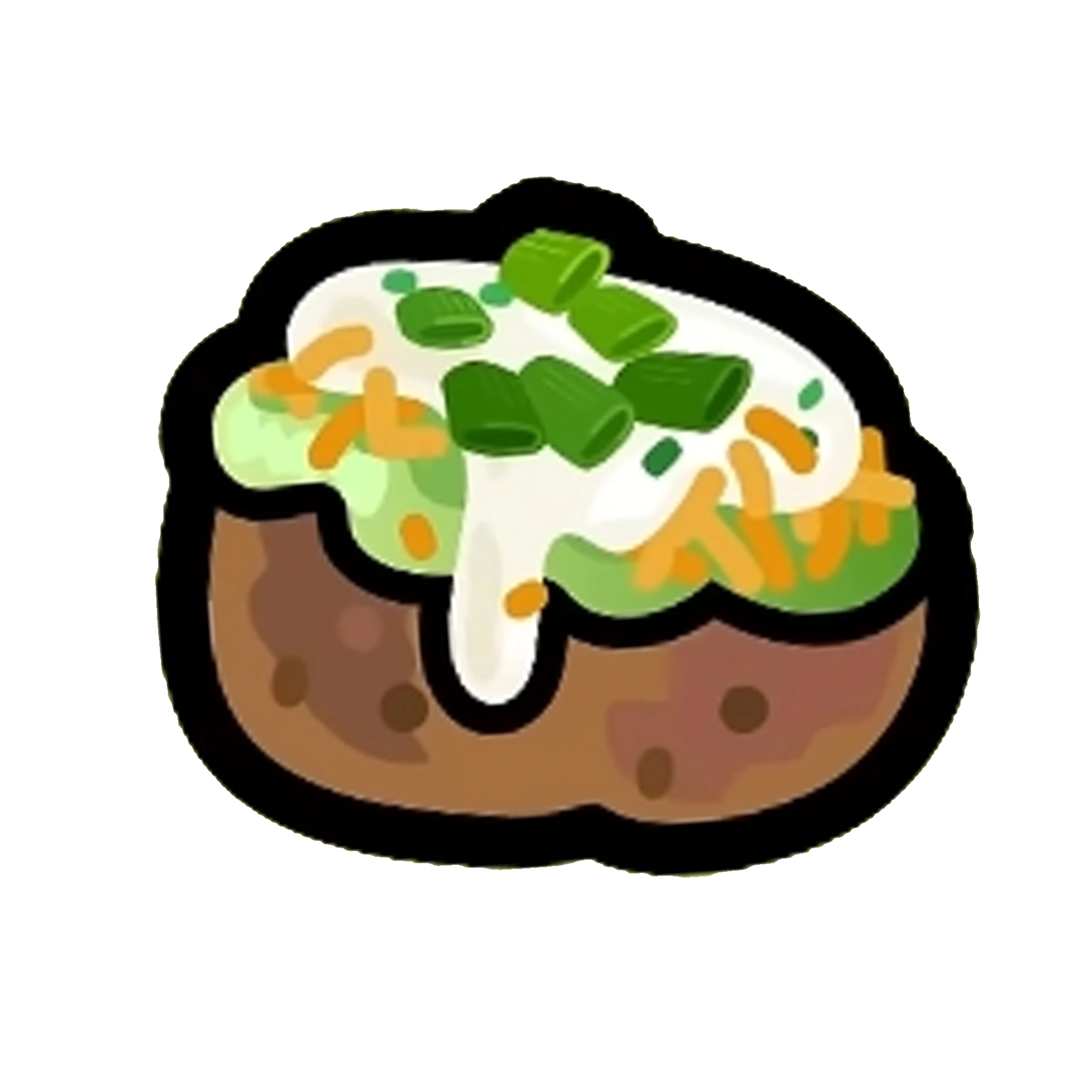 Запечённый картофель с авокадо