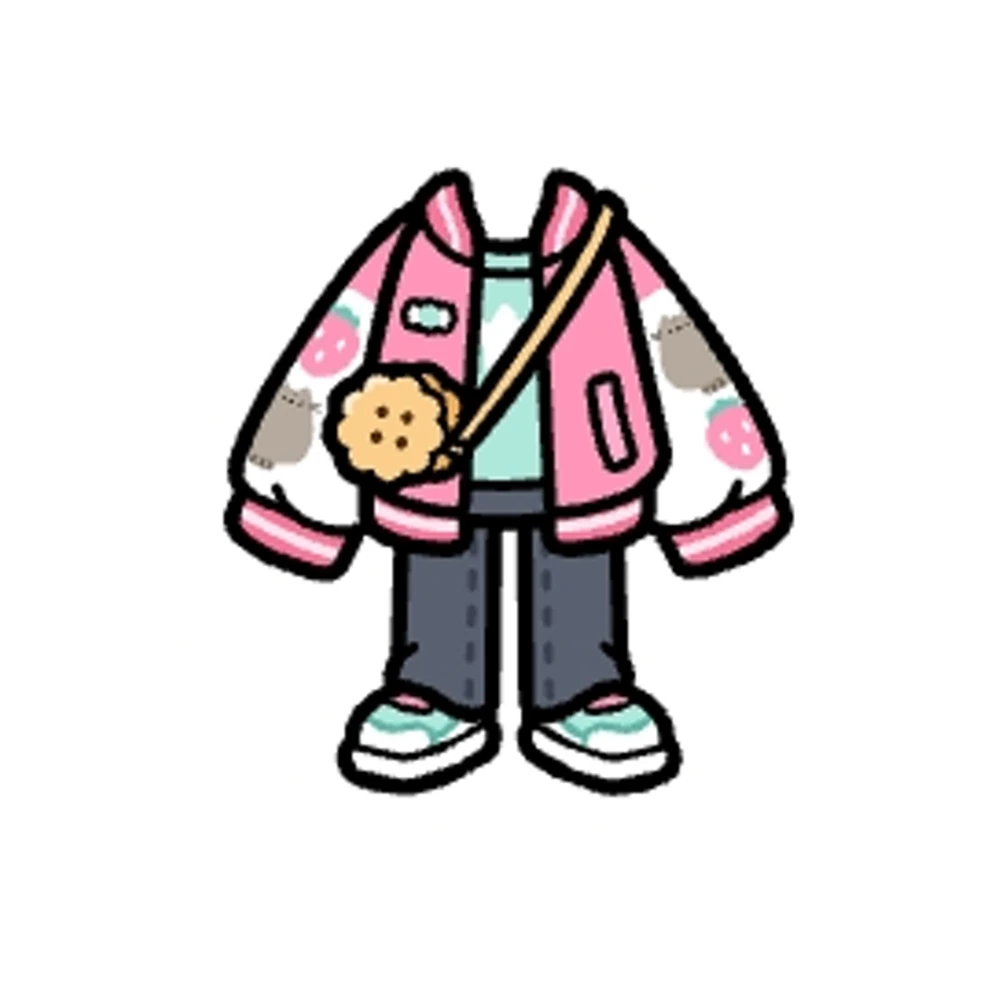 Relaxed-fit jacket with pawprint details