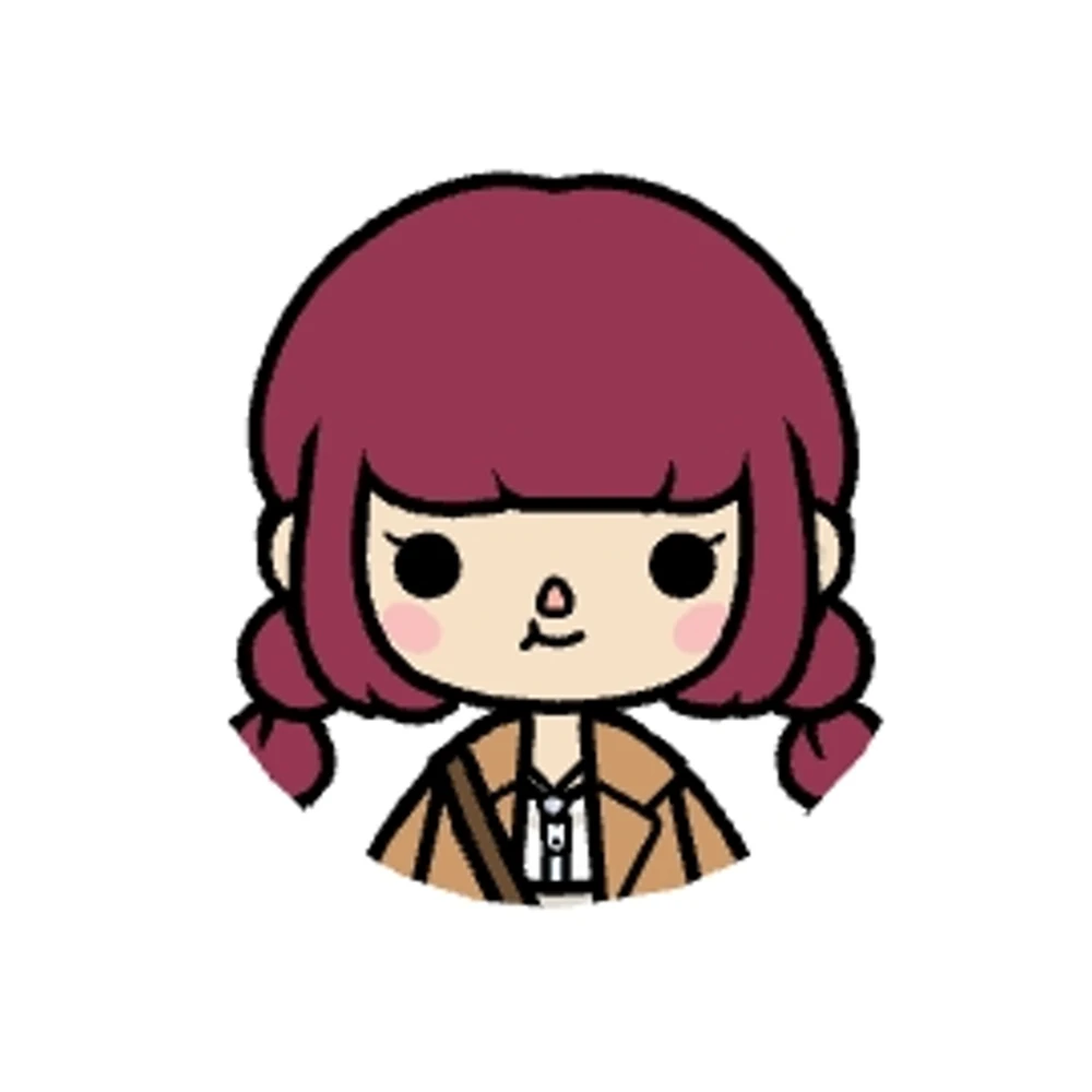 Square bob with arch bangs and hair clips
