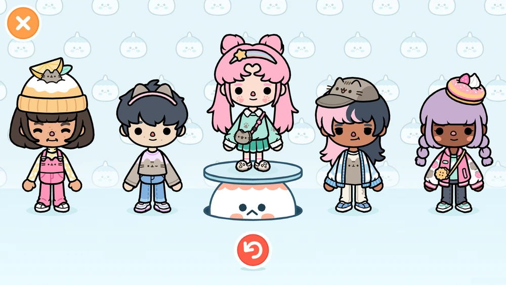 Pusheen x Toca Boca media asset showing styled avatar