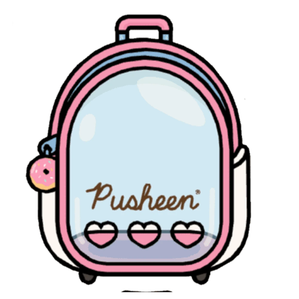 Pusheen lettering school bag gift