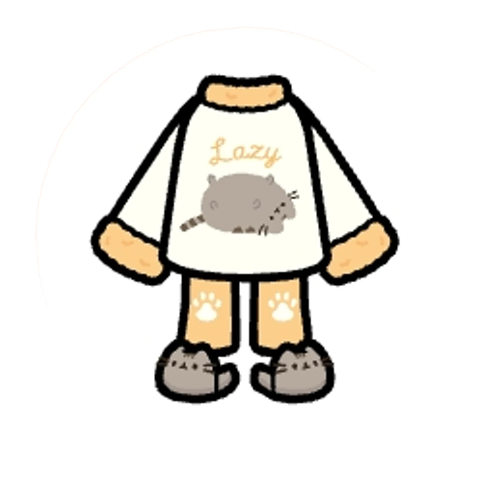 Cozy Pusheen sleepwear outfit