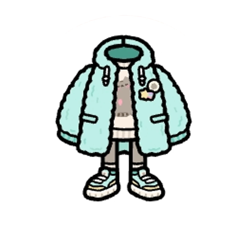 Fleece winter coat