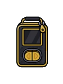 Toca Boca x Conan Gray Music Player in its default idle state, before any track is selected