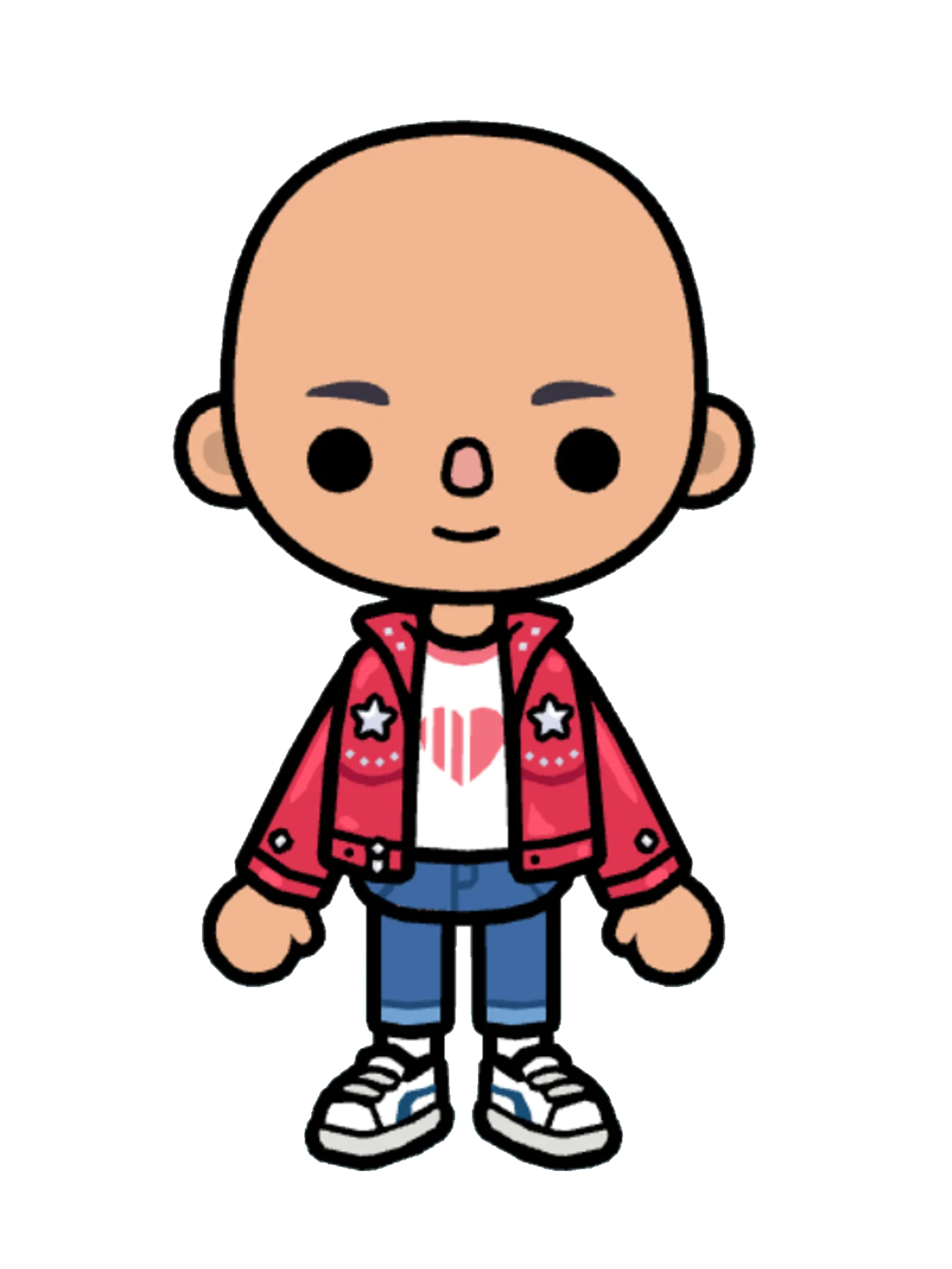 Character Creator Outfit 3 in Toca Boca — full-body view, references Conan Gray's Lonely Dancers music video look